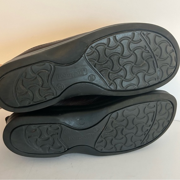 Birkenstock Footprints brown genuine leather slip on slides clogs Size 6.5 EU 37 - Picture 6 of 6